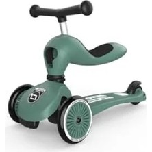 Esranın Dünyası Oturaklı Çocuk Scooter - Yeşil Renkli ve Dayanıklı Tasarım