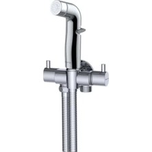 Esranın Dünyası Çiftli Ara Musluk Seti - 1/2" Giriş, 120 cm Spiral Hortum