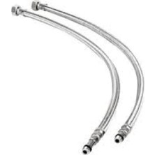 Esranın Dünyası Çelik Paslanmaz Flex Bağlantı Hortumu - 3/8 M8 (2 Adet, 50 Cm)