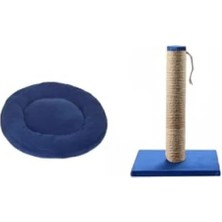 Esranın Dünyası Kedi Tırmalama Tahtası ve Simit Yatağı Seti - 40 cm ve 50 cm Çap