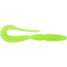 Esranın Dünyası 3.5" Silikon Yem - Clear Chartreuse Glow