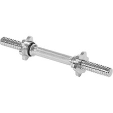 Esranın Dünyası Kısa Krom Halter Barı, 36 cm Uzunluk, 2.5 cm Çap