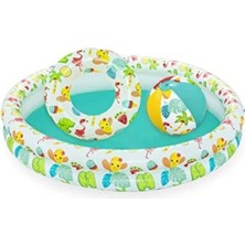 Esranın Dünyası Çocuk Havuzu Seti, 122 x 20 Cm, Deniz Motifli