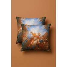 Radora 2 Adet Hercules Temalı Çift Taraf Dijital Baskılı Fermuarlı Kırlent Kılıfı