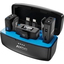 Esranın Dünyası Kablosuz Ikili Kayıt Yaka Mikrofonu, Iphone/android Uyumlu