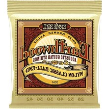 Esranın Dünyası Naylon Kaplamalı 80/20 Bronz Akustik Gitar Telleri, Ölçü 28-42