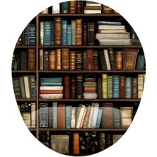 Esranın Dünyası Kütüphane Temalı Bilek Destekli Mouse Pad