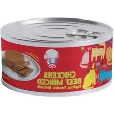 Esranın Dünyası Kıyılmış Tavuk ve Biftek Konserve Kedi Maması, 85 gr (24'lü)