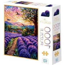 Esranın Dünyası 1000 Parça Mor Bahçe Puzzle - Profesyonel Hobi Yapboz