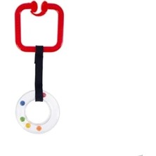 Esranın Dünyası Çıngıraklı Puset Halkası - Kırmızı Kare