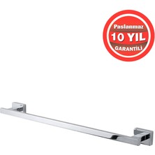 Banyom Home Paslanmaz Pirinç Kenzo Montajlı 50 cm Uzun Havluluk