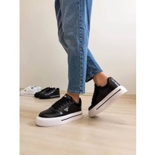 Kb-04 Kuback Siyah Cilt Günlük Erkek Ayakkabı