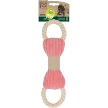 Esranın Dünyası Pembe Bej Kemik Şekilli Köpek Oyuncağı