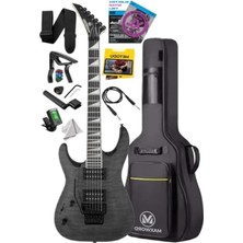 Esranın Dünyası Yüksek Kaliteli Floyde Rose Elektro Gitar - Gray Rosewood Klavye