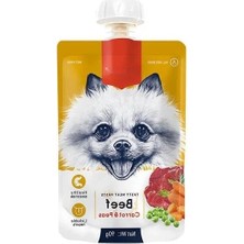 Esranın Dünyası Taze Sığır Etli Havuçlu Köpek Et Ezmesi, 90GR