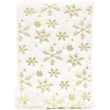 Esranın Dünyası Kar Desenli Peluş Kapaklı A5 Defter - 80 Yaprak