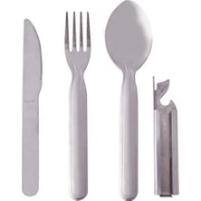 Esranın Dünyası Paslanmaz Çelik Yemek Seti - 4 Parça