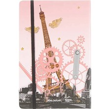 Esranın Dünyası A5 Boyutunda Sert Kapaklı Çizgili Defter, 100 Yaprak