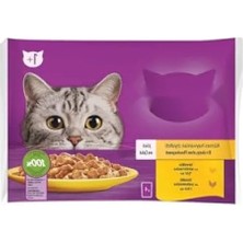 Esranın Dünyası Tavuklu ve Hindili Yetişkin Kedi Konservesi - Jöle Içinde, 4X85 gr