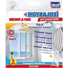 Esranın Dünyası Kapı Pencere Izolasyon Fitili - 2x3 mt Beyaz