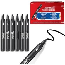 Esranın Dünyası Siyah Yuvarlak Uçlu Akrilik Markör - Yüksek Kalite