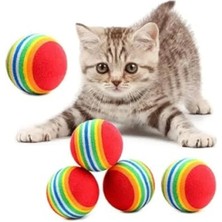 Esranın Dünyası Diş Çıkarma Için Gökkuşağı Renkli Sünger Toplar - 3'lü Set