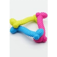 Esranın Dünyası Renkli Kemik Şeklinde Köpek Diş Oyuncağı Seti - 3'lü