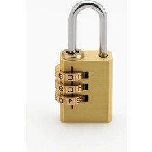 Esranın Dünyası Şifreli Asma Kilit, Pirinç, 3 Haneli Şifre