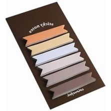 Esranın Dünyası Kahverengi Temalı 6 Renkli Yapışkan Not Seti