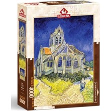 Esranın Dünyası Vincent Van Gogh 1000 Parça Kilise Sanat Puzzle