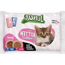 Esranın Dünyası Çift Lezzet Pouch, Yavru Kedi Için Tavuk-Kuzu, 4 x 100 gr