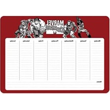 Esranın Dünyası 17X24 cm Ebatında Haftalık Planner Blok, 52 Yaprak