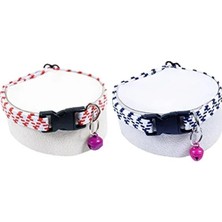 Esranın Dünyası Ayarlanabilir Elastik Kedi ve Köpek Boyun Tasması - 2'li Set