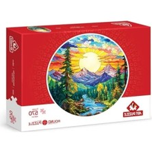 Esranın Dünyası 570 Parça Yuvarlak Camdan Alpler Puzzle