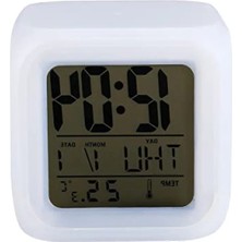 Esranın Dünyası Renk Değiştiren Dijital Küp Masa Saati