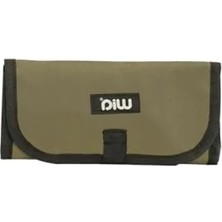 Esranın Dünyası 25 Bölmeli Sanatsal Fırça Çantası - Haki Renk