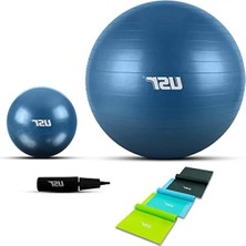 Esranın Dünyası 20+55 cm Pilates Topu - Pompa ve 3 Lastik Seti ile