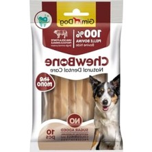 Esranın Dünyası Doğal Rawhide Sticks Burgu Köpek Çiğneme Kemiği 9-10 mm 80 gr 10'lu