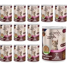Esranın Dünyası Tavuklu ve Jöleli Yavru Kedi Konserve Mama | 400 gr x 12 Adet