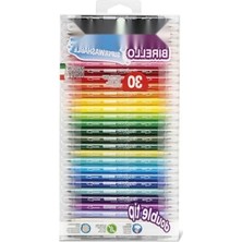 Esranın Dünyası Süper Yıkanabilir Çift Taraflı Keçeli Boya Kalemi - 30'lu Set