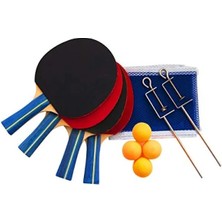 Esranın Dünyası Çok Renkli Unisex Masa Tenisi Raket Seti - Tek Beden