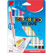 Esranın Dünyası 10 Renk Keçeli Kalem Seti - Color Peps Duo