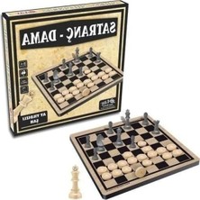 Esranın Dünyası Dama Satranç Seti - Zeka Geliştirici Oyun