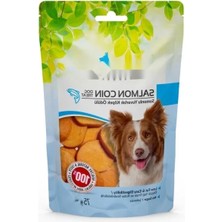 Esranın Dünyası Somonlu Yuvarlak Köpek Ödülü 75 gr - Yüksek Kalite