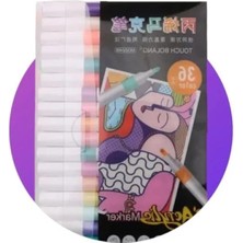 Esranın Dünyası 36 Adet Sanatsal Akrilik Boya Kalemi Seti