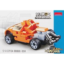 Esranın Dünyası Turuncu Spor Araba Yapım Seti - 46 Parça