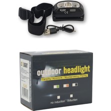 Şarjedilebilir Sensörlü Kafa Lambası Kl-05