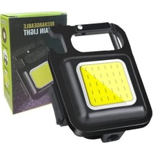 Esranın Dünyası Mini LED Cob El Feneri - Şarj Edilebilir, Çok Fonksiyonlu