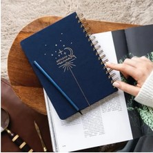 Esranın Dünyası Süresiz A5 Spiralli Planlayıcı Ajanda - Keten Kapak