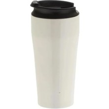 Esranın Dünyası 400 ml Krem Renkli Bardak Termos - Sıcak ve Soğuk Içecekler Için Uygun